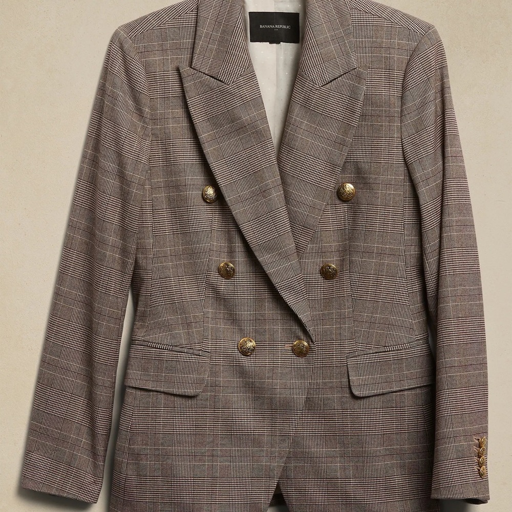 Plaid Icon blazer - banana republic NWT SOLD OUT ONLINE